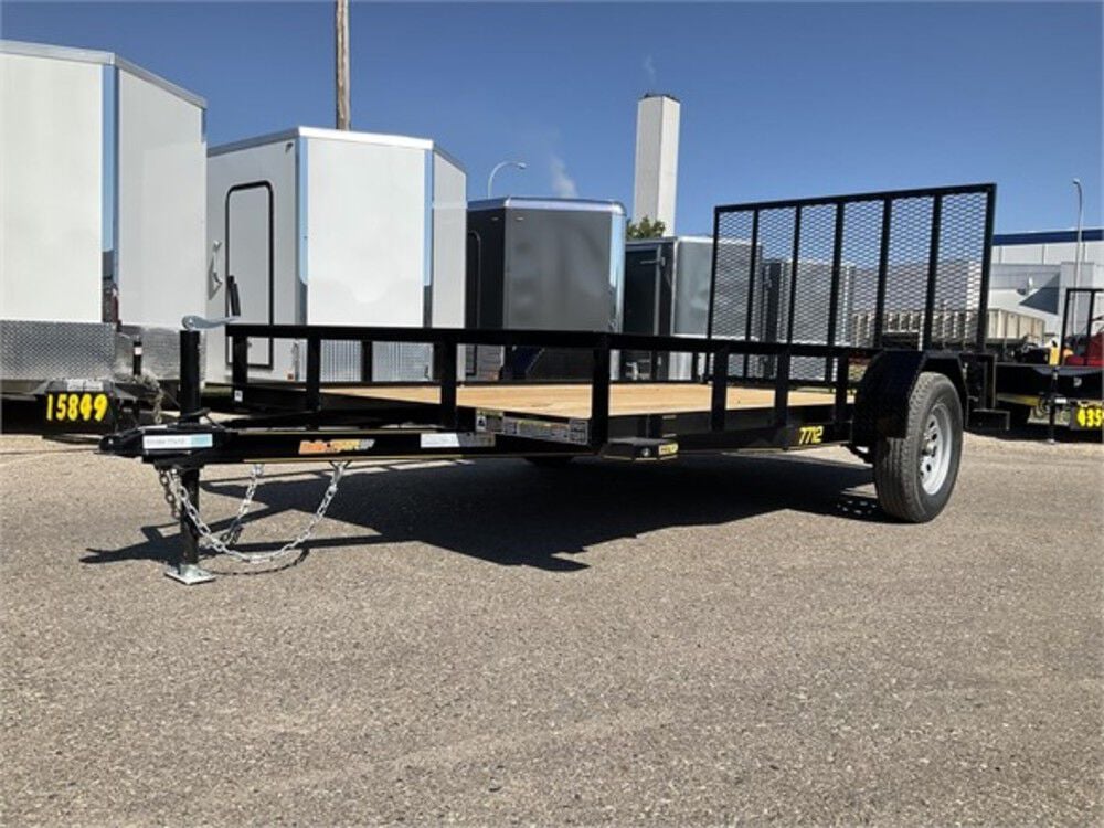 Doolittle Trailer Mfg Rally Sport Open Utility Trailer 12’x77in Single Axle – RS7712A135