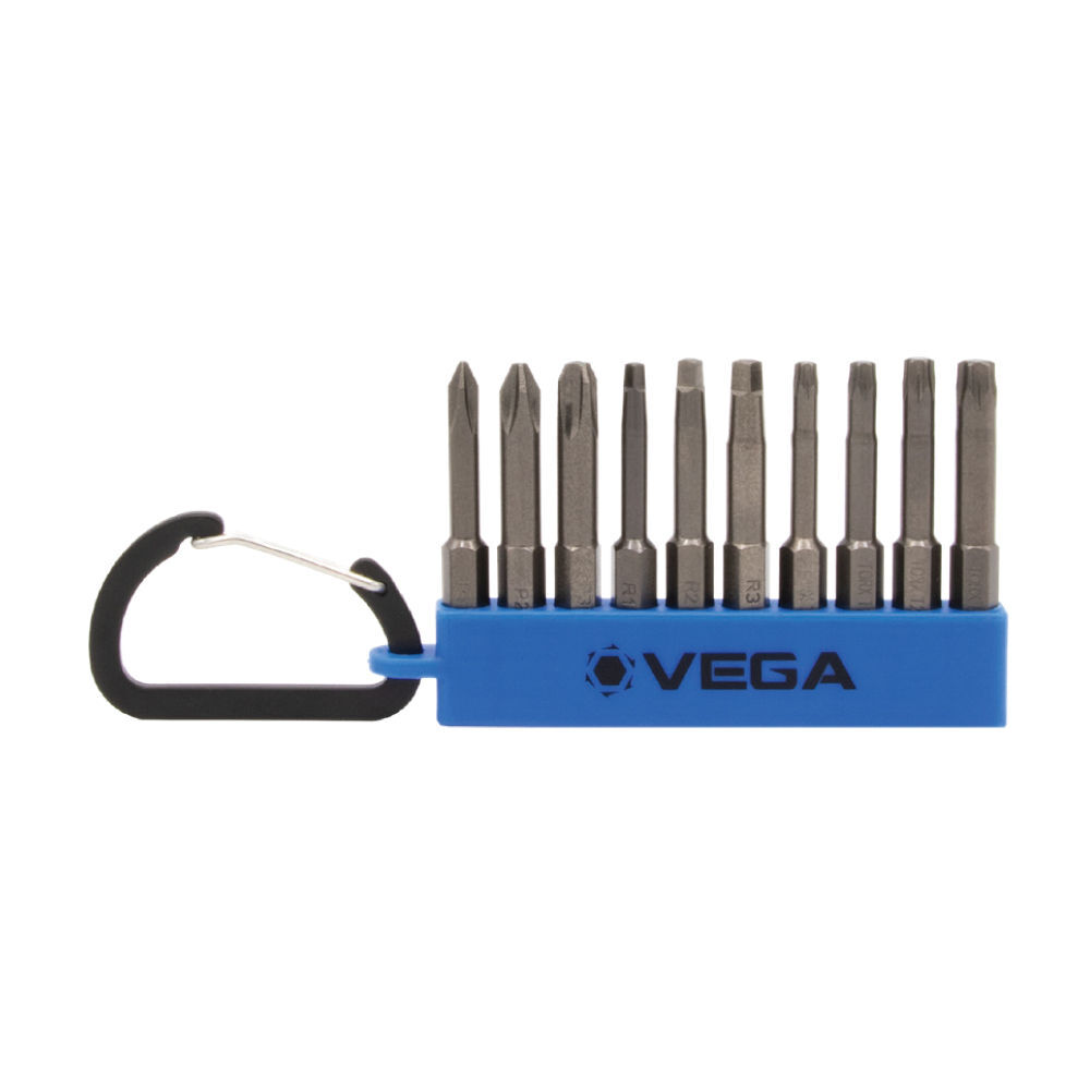 Vega Combination Bit Set with Carabiner 10pc, large image number 1