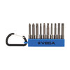 Vega Combination Bit Set with Carabiner 10pc, small image number 1