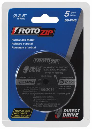 Rotozip Direct Drive Cut-Off Wheels, large image number 1