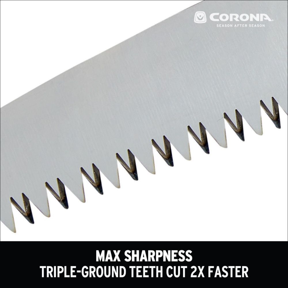 Corona Pruning Saw 7in RazorTOOTH Carbon Steel Curved Folding, large image number 4