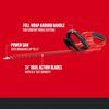 CRAFTSMAN 22 Inch Electric Corded 3.8 Amp Hedge Trimmer with Power Saw, small image number 2