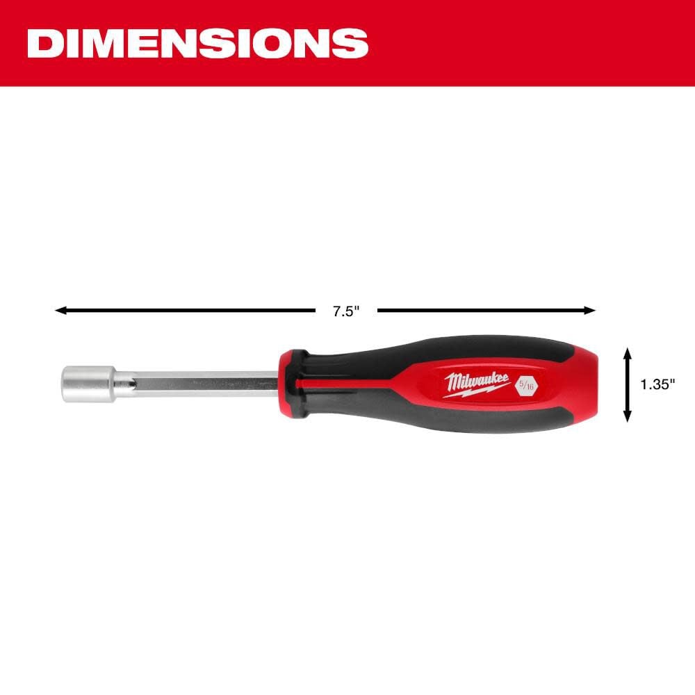 Milwaukee SAE HollowCore Nut Driver Set 4pc, large image number 4