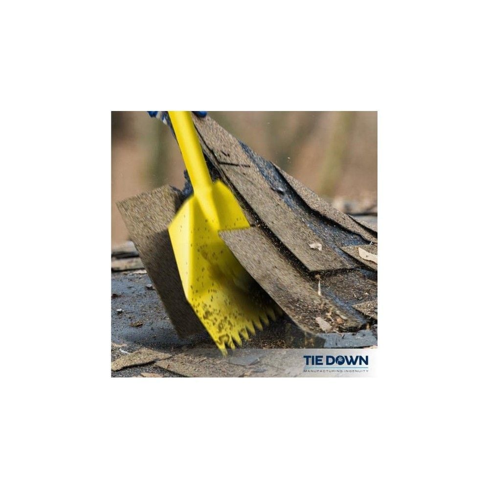 Tie Down 4 Ft Yellow El Burro Shingle Shovel with Ergonomic Plastic Handle, large image number 5