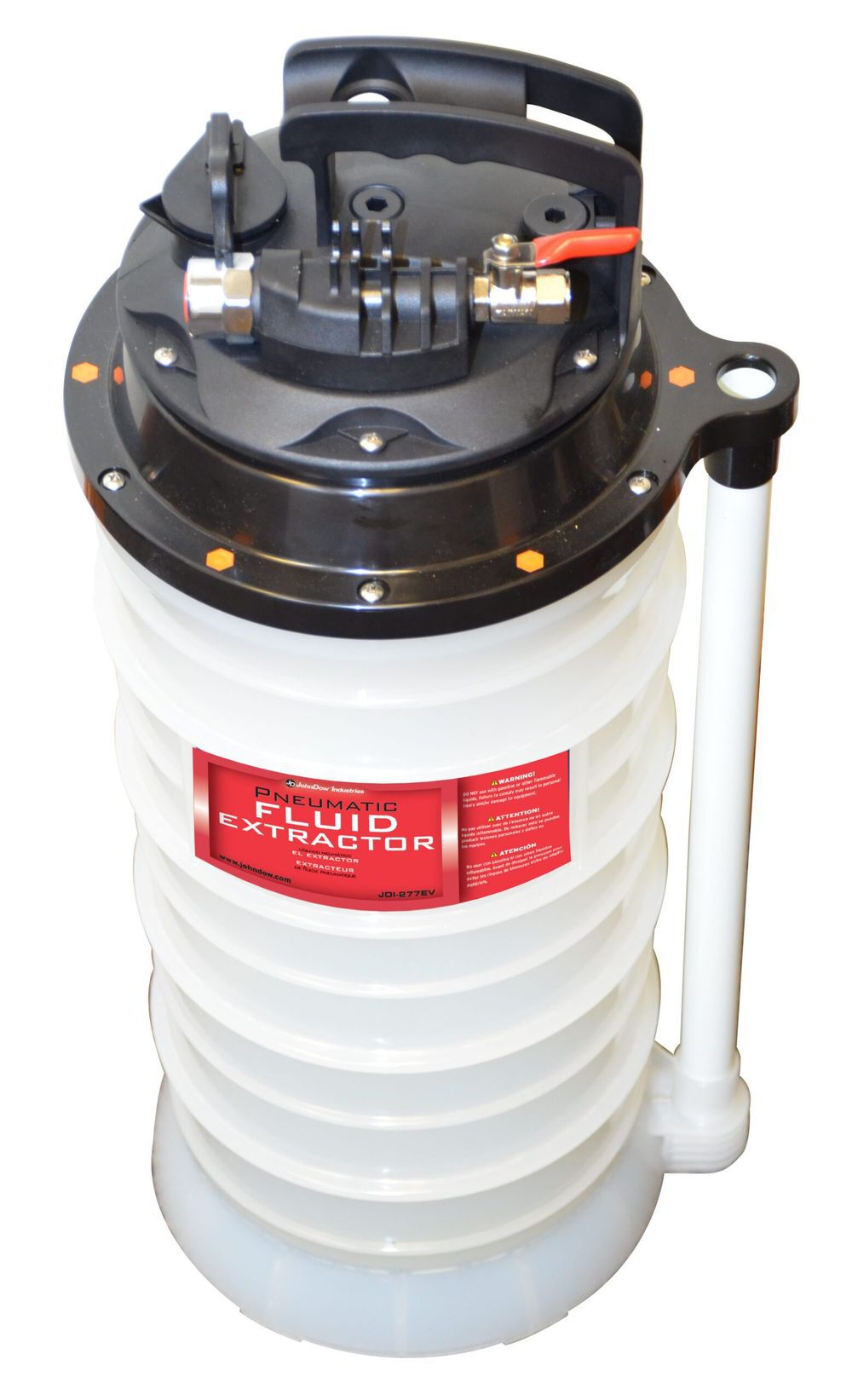 Johndow 2.7 Gallon Pneumatic Vacuum Fluid Extractor, large image number 3