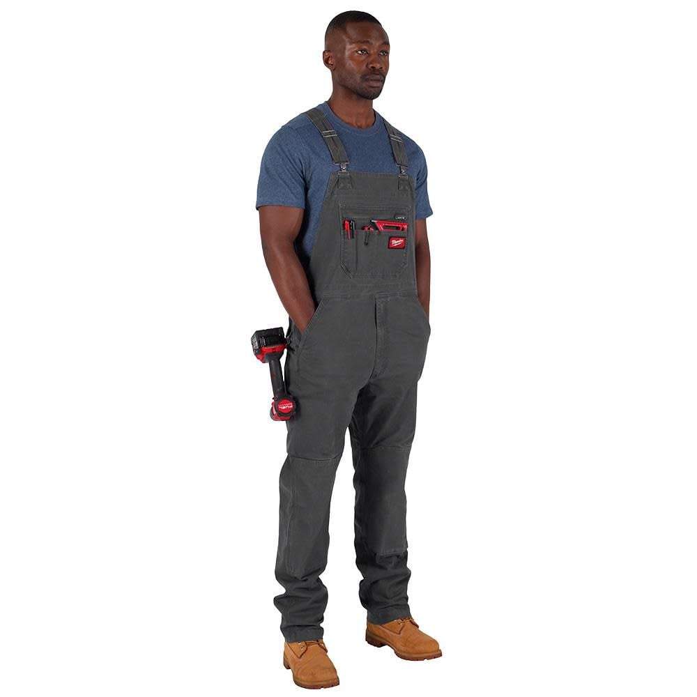 Milwaukee FREEFLEX Unlined Bib Overalls, large image number 8