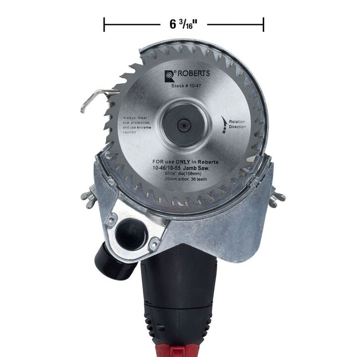 QEP Longneck Plus 120 Volt 6 Inch Jamb and Undercut Saw, large image number 6