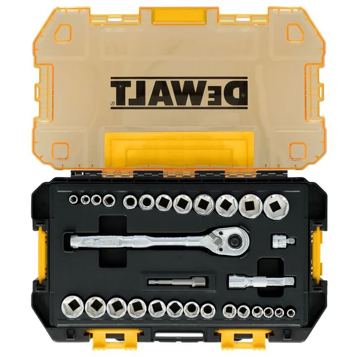 DEWALT TOUGHSERIES 30 Piece TOUGH BOX 3/8 Inch Drive Mechanics Tool