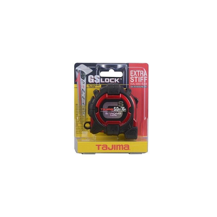 Tajima 16 Ft./5 m x 1 In. Extra Stiff Dual Sided Blade Measure Tape, large image number 4
