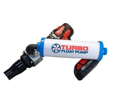Turbo Float Pump with Milwaukee 3601-22CT Drill Kit and Invasive Species Filter