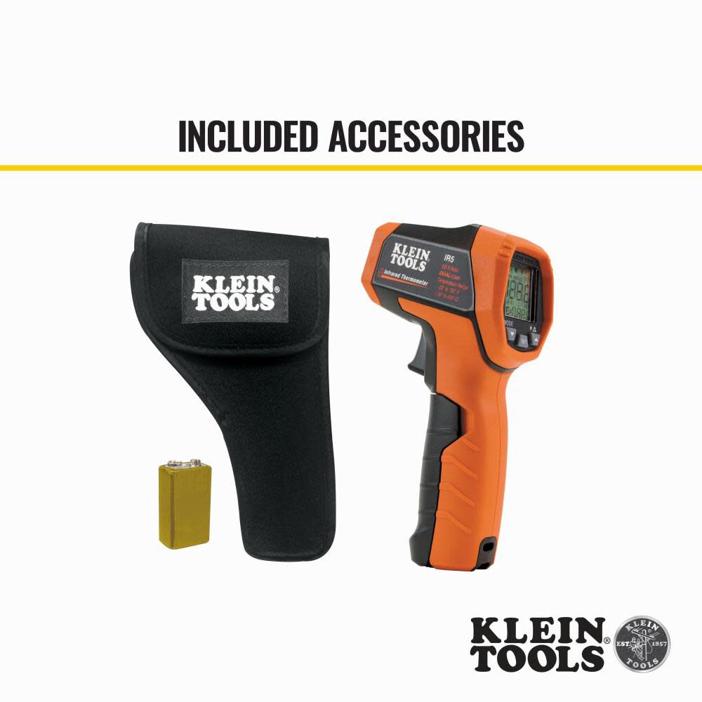 Klein Tools Dual Laser Infrared Thermometer, large image number 4
