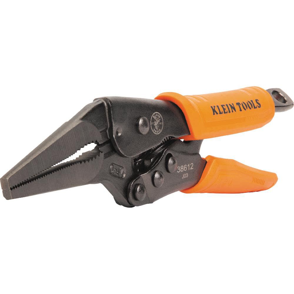 Klein Tools Long Nose Locking Pliers, 9 Inch, large image number 4