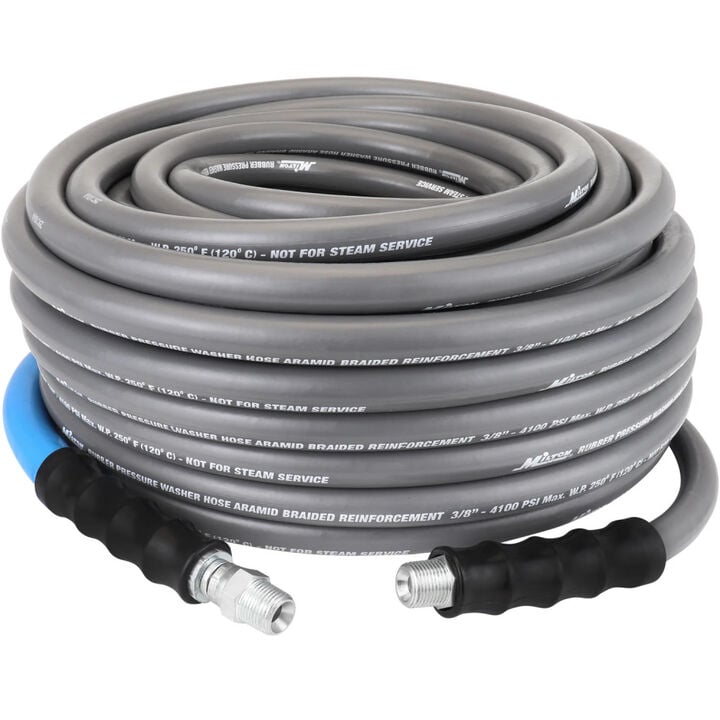 Milton 3/8 Inch x 50 Ft Single Wire Pressure Washer Hose Assembly