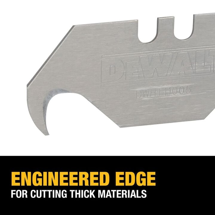 DEWALT 2-1/2 Inch Bi-Metal Utility Knife Blade, 50 Pieces, large image number 1