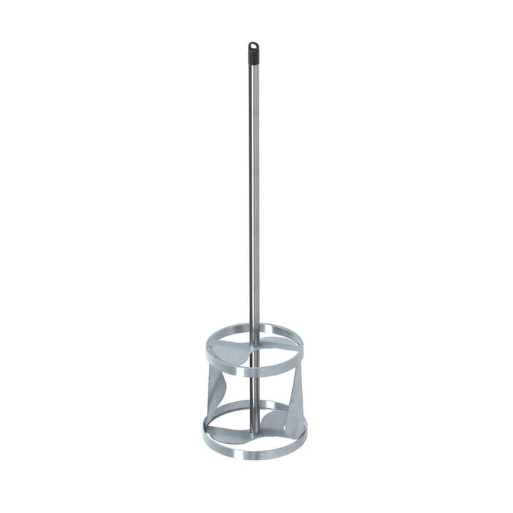 Bon Tool 19 Inch Shaft 5 Inch Diameter Stainless Steel Mud & Resin Mixer Paddle