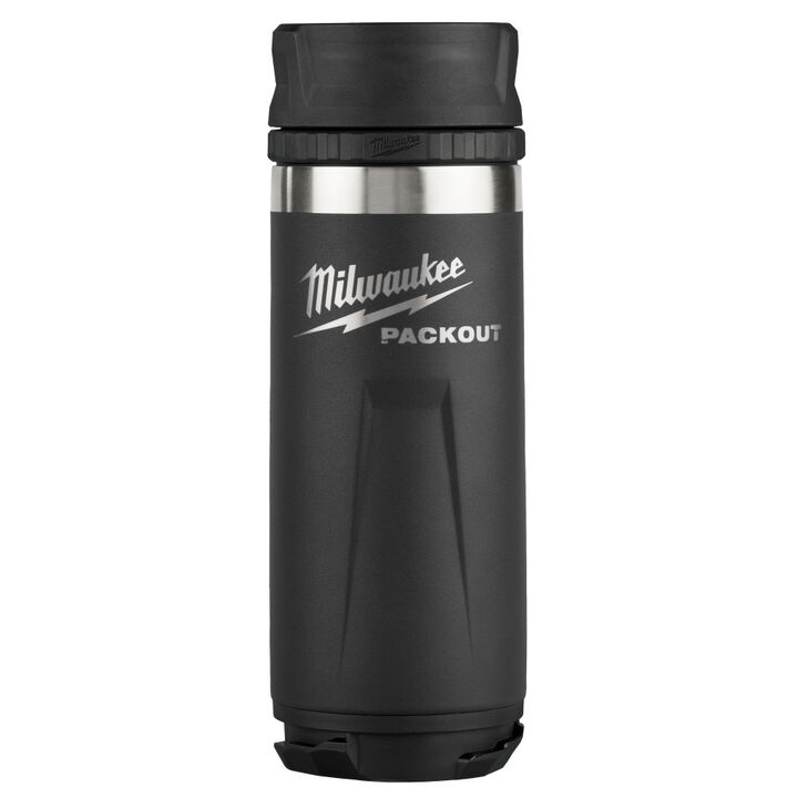 Milwaukee PACKOUT 18 Oz Insulated Bottle with Sip Lid Black
