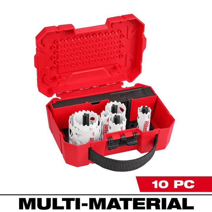 Milwaukee HOLE DOZER HVAC Hole Saw Set, 10 Piece, large image number 0