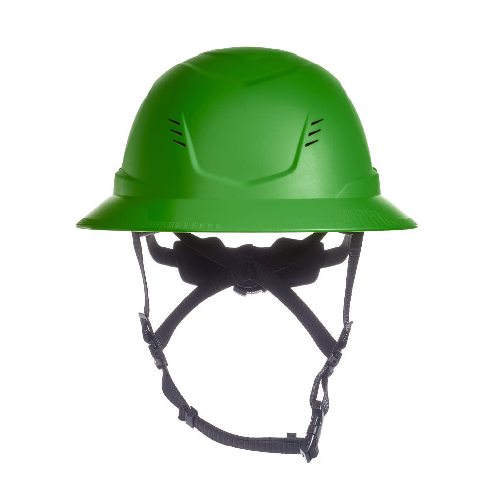 MSA Safety Works V-Gard H2 Full Brim Vented MIPS Safety Helmet Green - 10250612