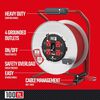 CRAFTSMAN 100 Foot Retractable Extension Cord Reel with 4 Outlets, small image number 2