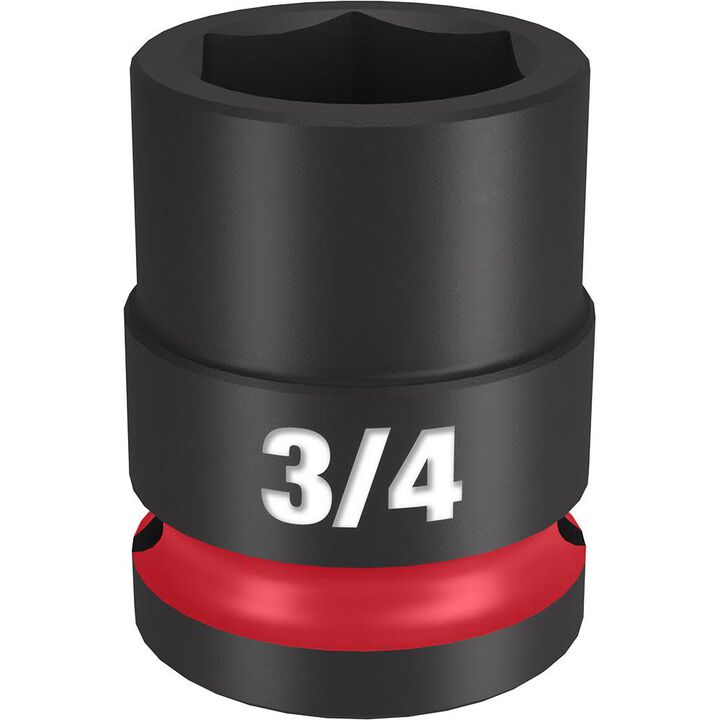 Milwaukee Impact Socket 1/2in Drive 3/4in Standard 6 Point