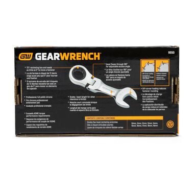 GEARWRENCH SET WR RAT COMB STBY FLEX MET, large image number 5