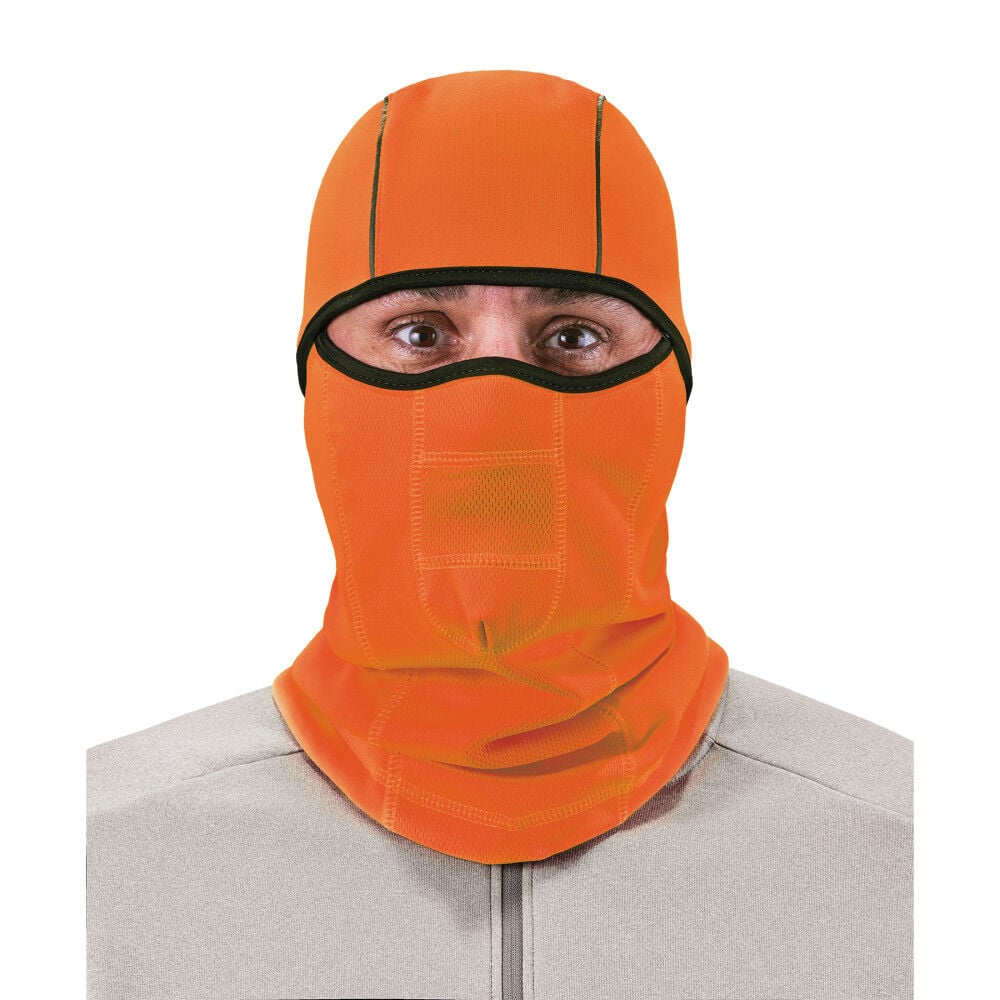 Ergodyne 6823 Hinged Balaclava Face Mask Orange, large image number 1
