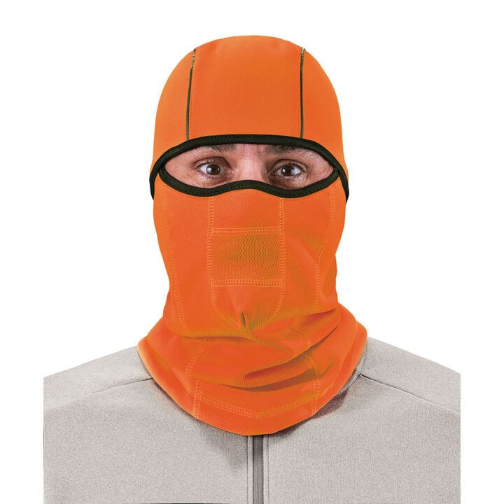 Ergodyne 6823 Hinged Balaclava Face Mask Orange