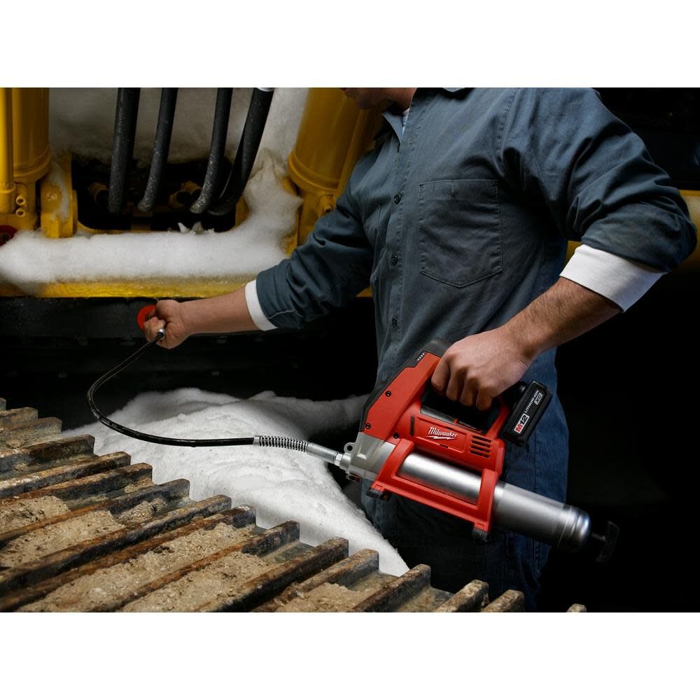 Milwaukee M12 Cordless Lithium Ion Grease Gun Tool Only 2446 20 - Image 3