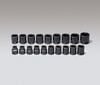 Wright Tool 3/4 In. Dr 19 pc. 6 Pt Std Metric Impact Socket Set, small