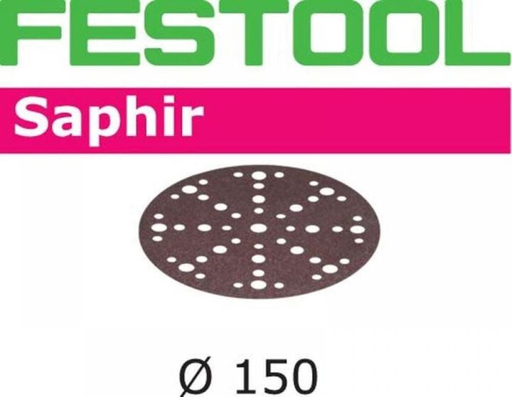 Festool Saphir Sanding Abrasive - STF D150/48 - P36 - 25 pack, large image number 1