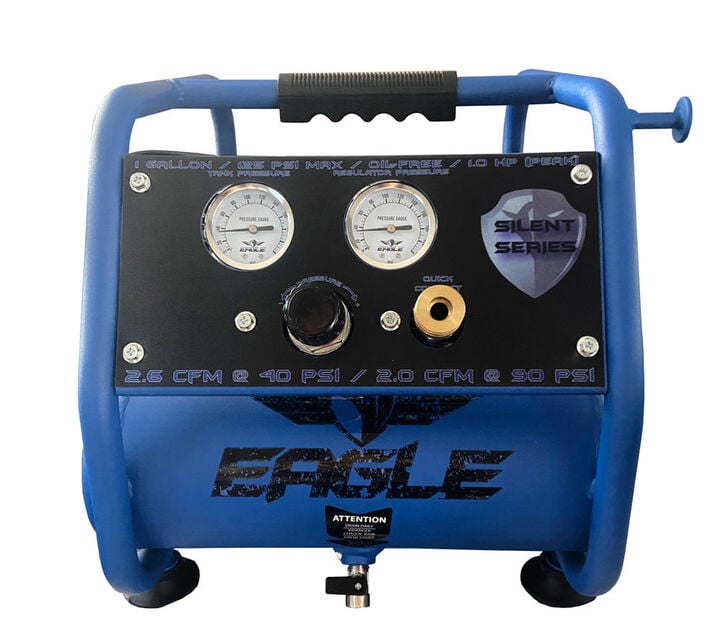 Eagle Compressor Silent Series 1 Gallon Portable Electric Air Compressor