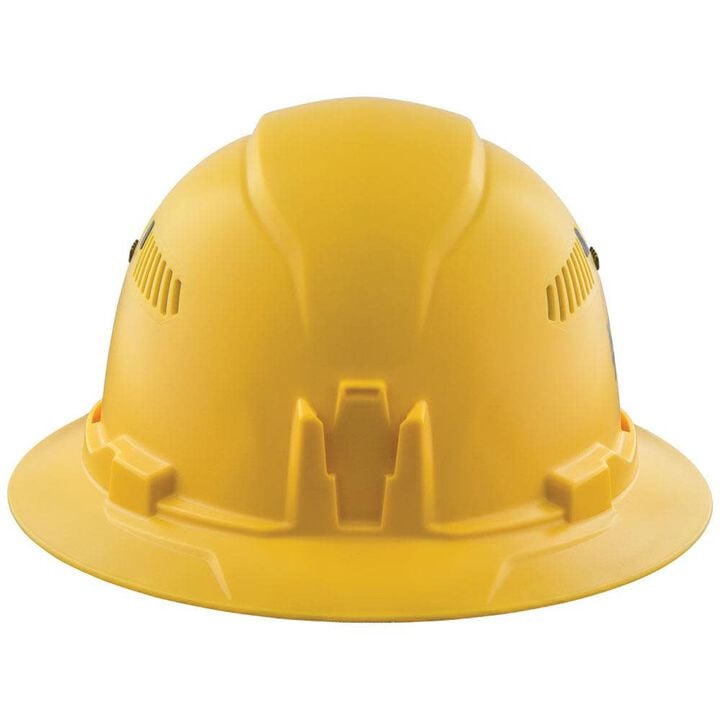 Klein Tools Hard Hat Vented Full Brim Yellow, large image number 8