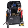 CLC Heavy Duty Leather Nail and Tool Bag Black, small image number 2
