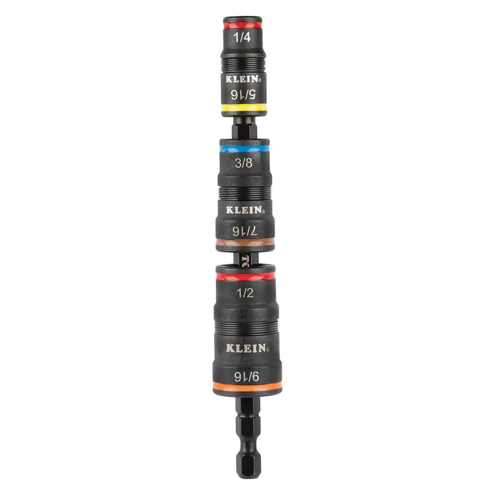 Klein Tools 7-In-1 Impact Flip Socket Set