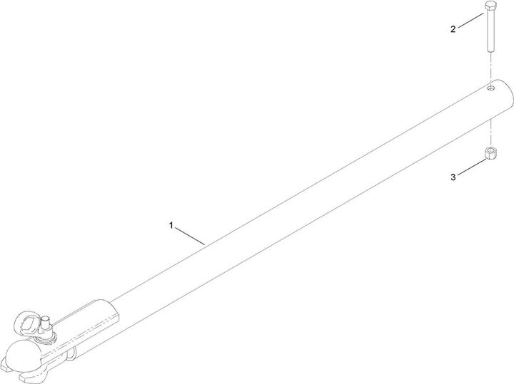 Toro 50 In. Forged Tow Pole Hitch, large image number 1