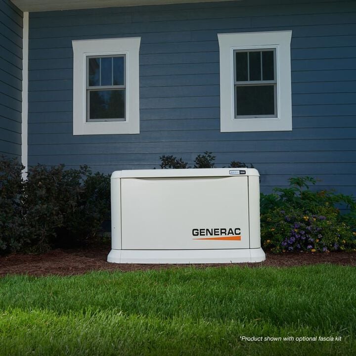 Generac Guardian Series 22,000 Watt (22kw) Dual Fuel 50-State Air-Cooled Home Standby Generator with 200-Amp Whole Home Transfer Switch, large image number 6