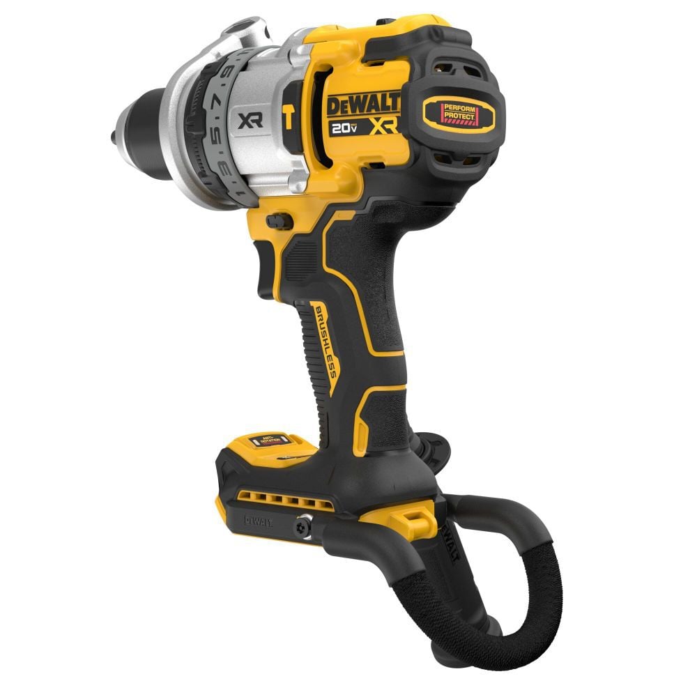 DEWALT 20V MAX XR Brushless Cordless 1/2 Inch 3-Speed Hammer Drill With LANYARD READY Attachment Point (Bare Tool), large image number 8