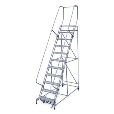Cotterman Series 1000 11 Step X 26in W A3 Tread Step Ladder w/handrails