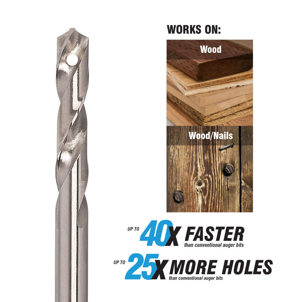 Spyder 1/4 Inch x 18 Inch Installer Drill Bit, large image number 4