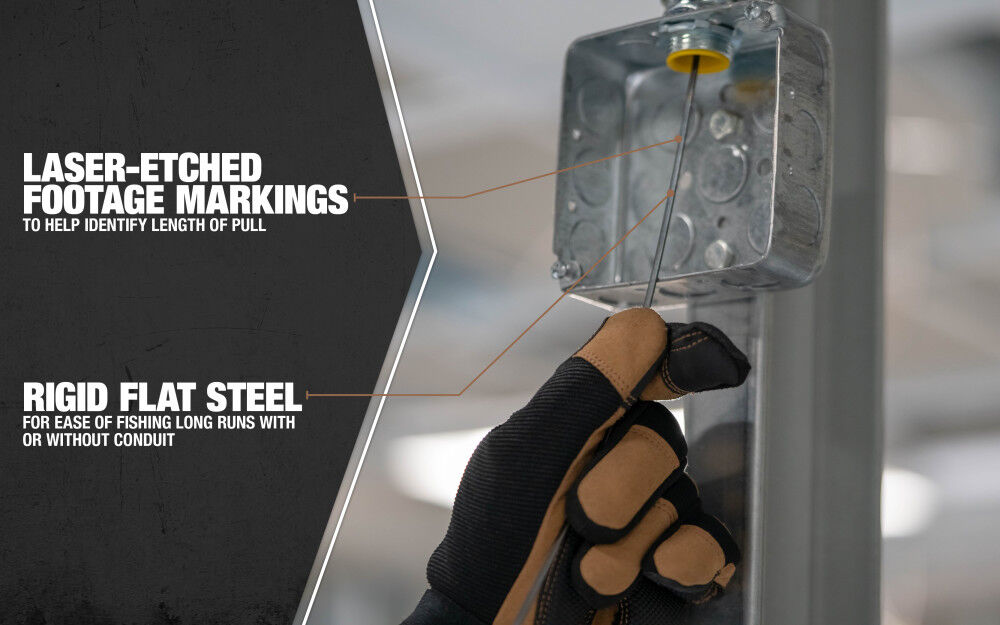 Southwire steel outlet fish tape