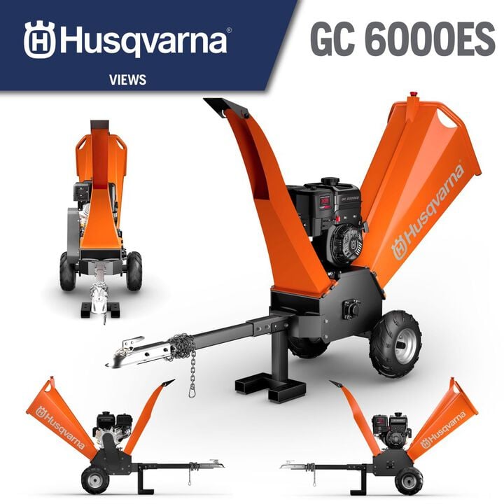 Husqvarna 6 Inch Gas Wood Chipper 420 cc, large image number 11