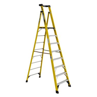 Werner Podium 8-ft Fiberglass 375-lb Type IAA Step Ladder, large image number 0
