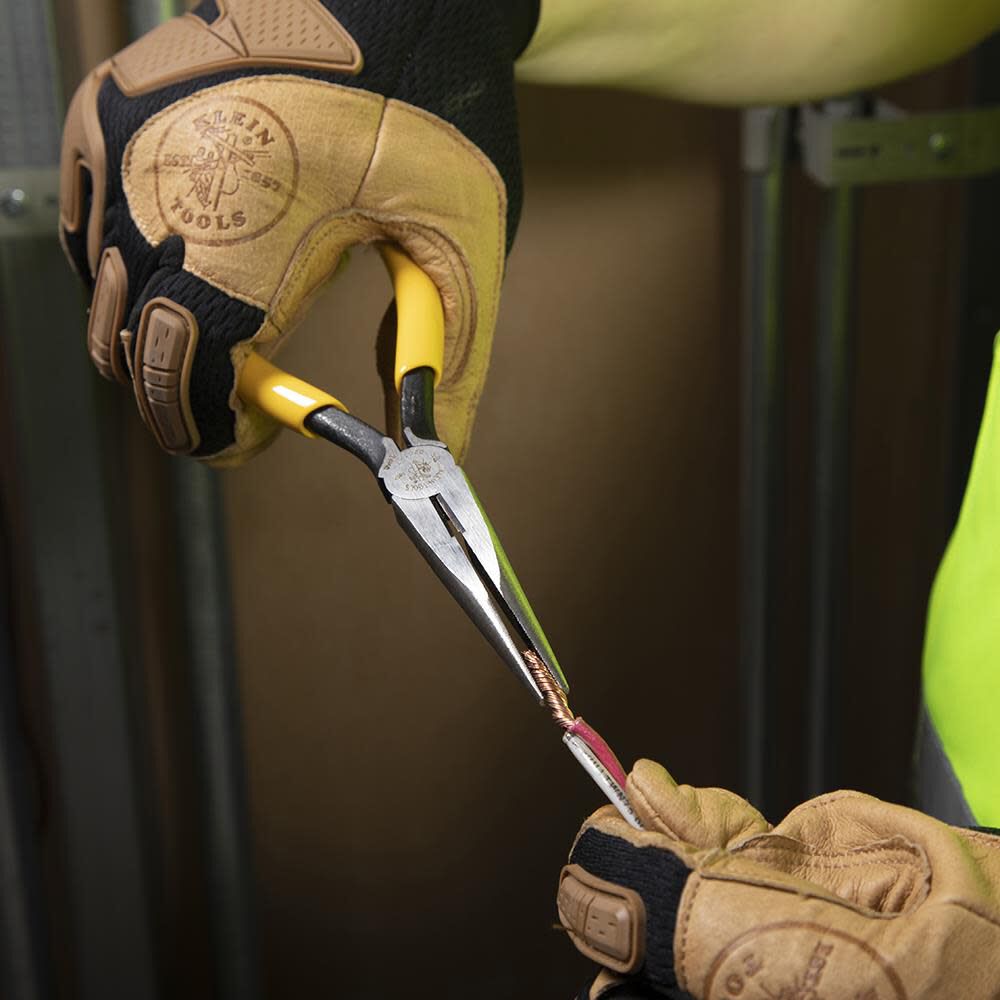 Klein Tools 7in Long Nose Pliers Side-Cutting, large image number 12