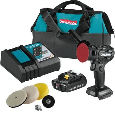 Makita 18V LXT 3in Polisher/2in Sander Lithium Ion Sub Compact Kit