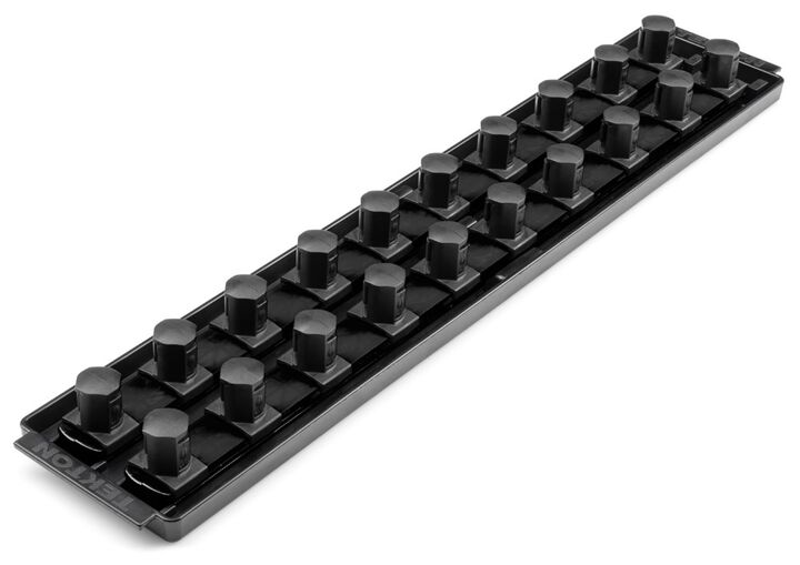 Tekton 20 Slot Universal Socket Organizer for 3/4 Inch Drive Sockets and Bit Sockets, Black, large image number 0