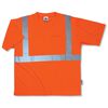 Ergodyne GloWear 8289 Class-2 Economy Orange T-Shirt - Large, small
