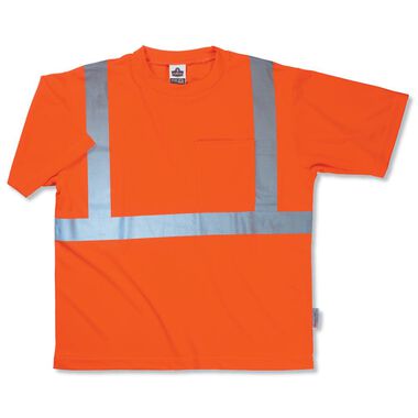 Ergodyne GloWear 8289 Class-2 Economy Orange T-Shirt - Large, large image number 0