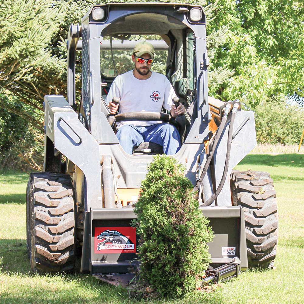GreyWolf Attachments Tree Puller Skid Steer Attachment, large image number 11