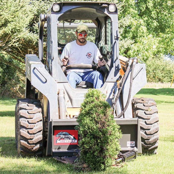 GreyWolf Attachments Tree Puller Skid Steer Attachment, large image number 10