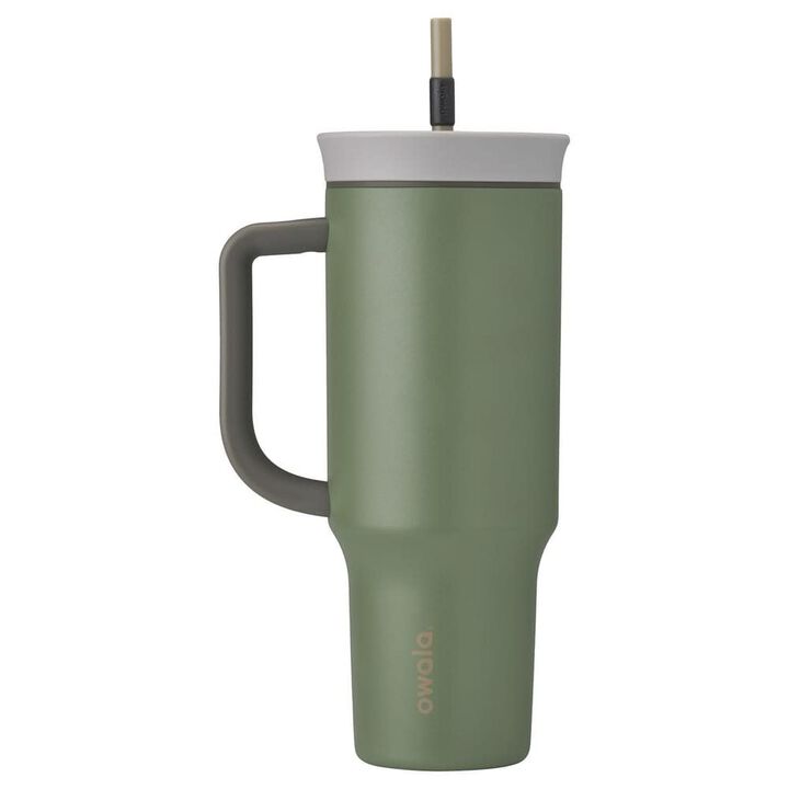 Owala 40 Oz Insulated Straw Tumbler Green House